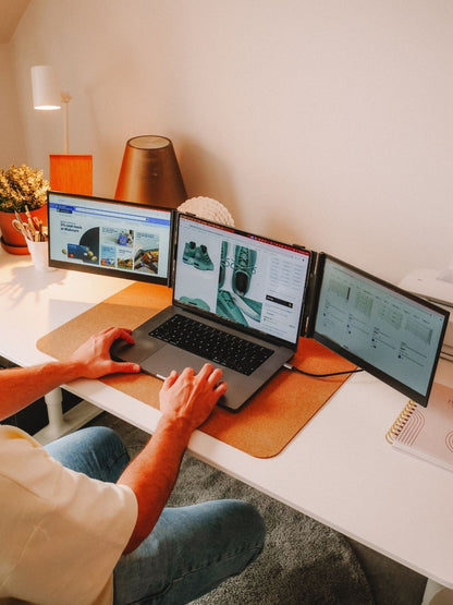 TriScreen Pro 14" Triple Laptop Monitor
