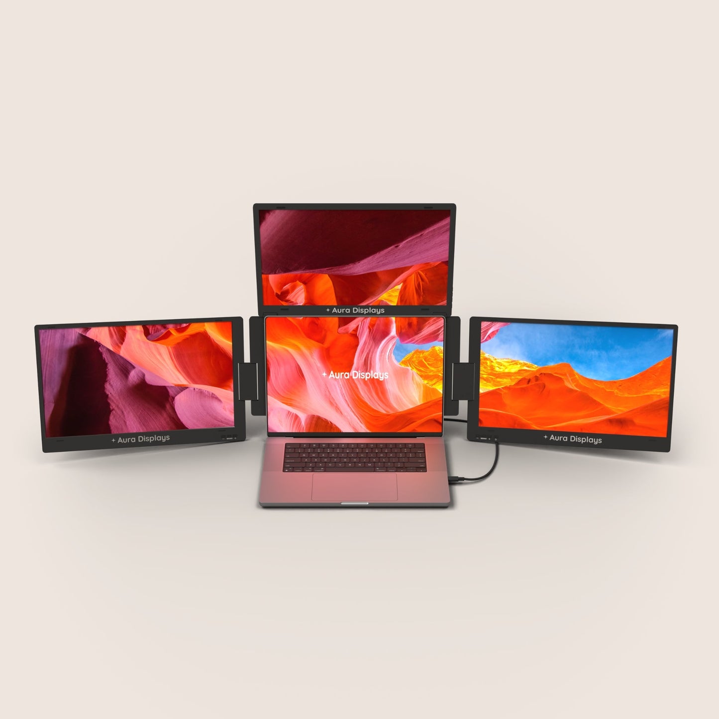 TriScreen Pro 14" Triple Laptop Monitor