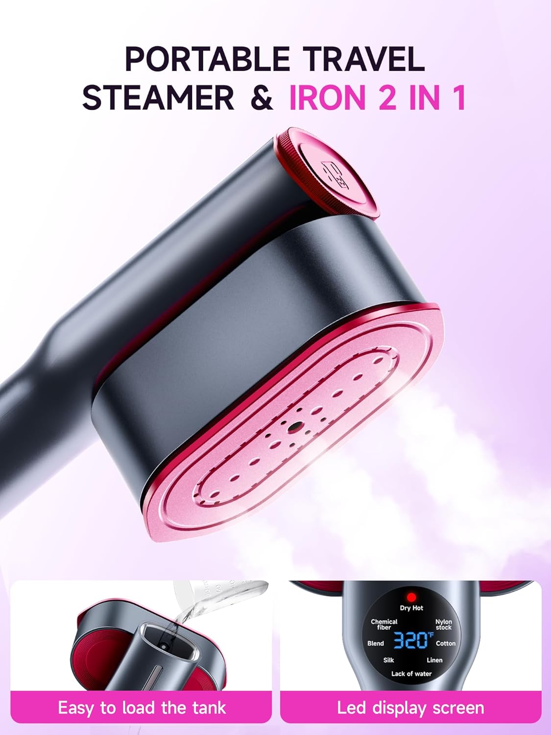 Pressora™ 2-in-1 Garment Steamer