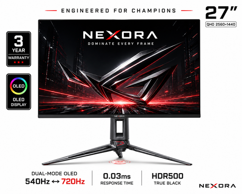 27" Dual-Mode OLED Gaming Monitor