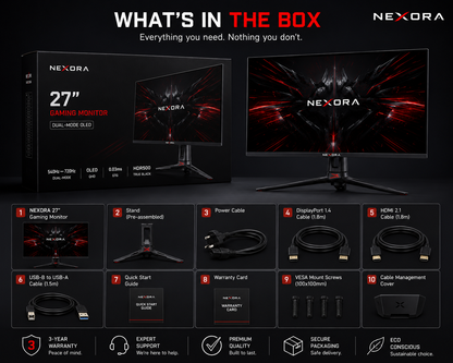 27" Dual-Mode OLED Gaming Monitor