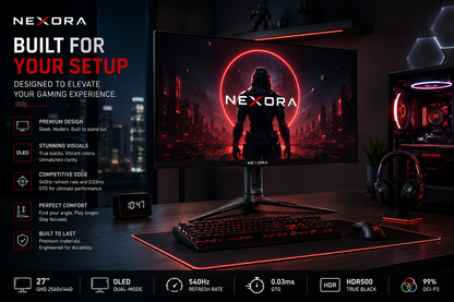 27" Dual-Mode OLED Gaming Monitor