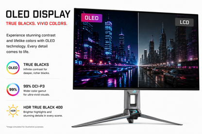 27" Dual-Mode OLED Gaming Monitor